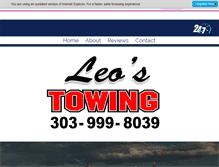 Tablet Screenshot of leostowing.net